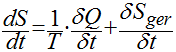 eq entropia irreversivel